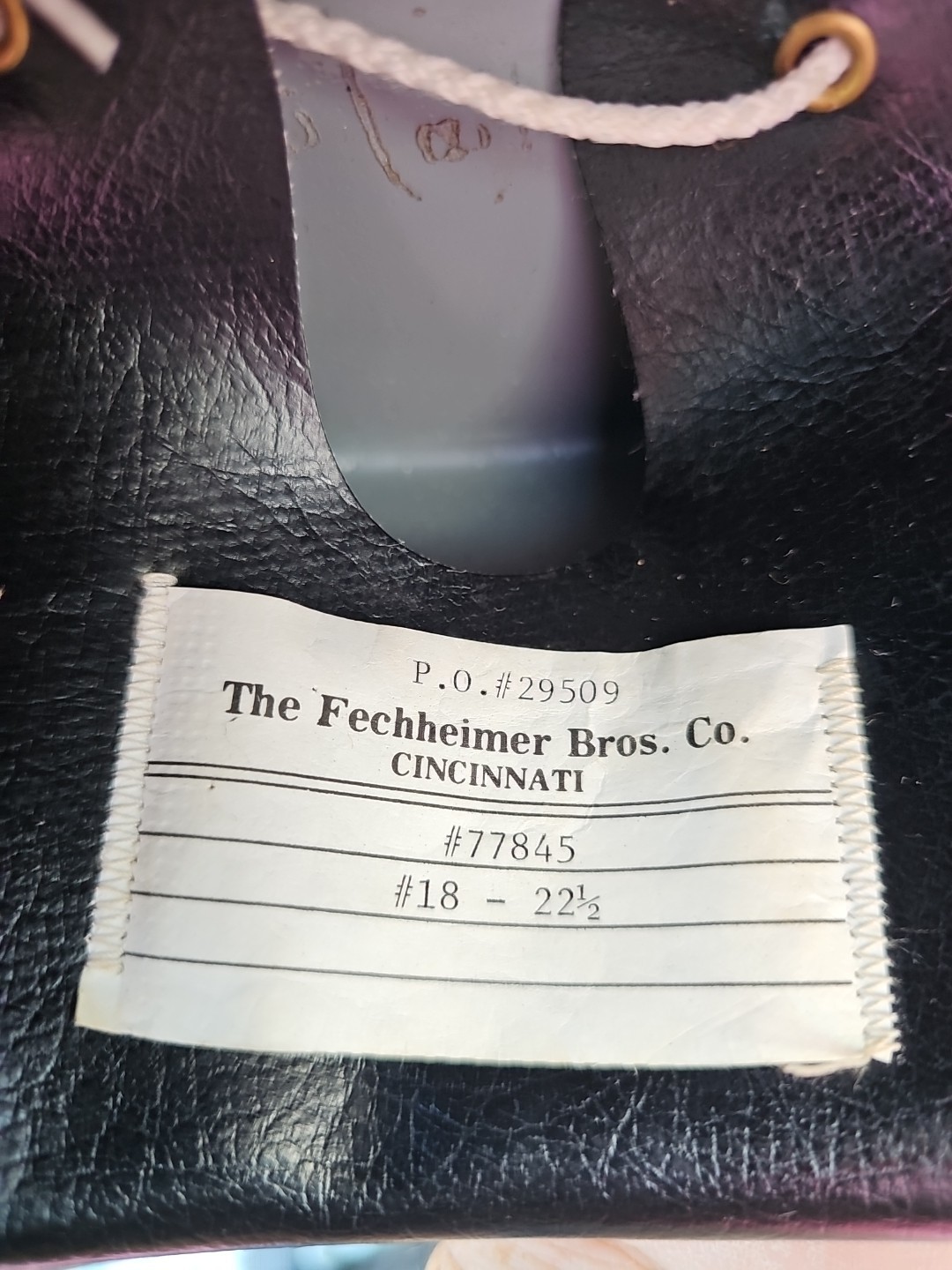 Vintage Fechheimer Bros Company Marching Band Hat Size 7 3/8 Shako Magnum