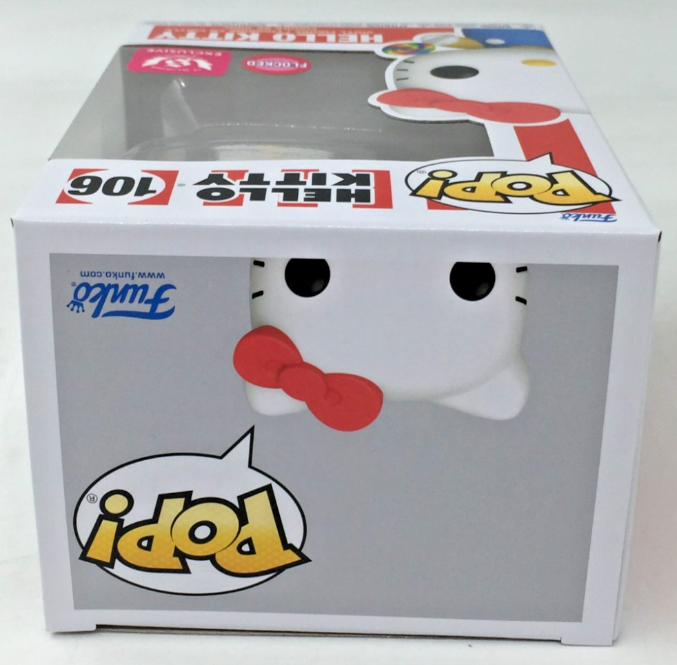 Funko Pop! Helo Kitty #106 Flocked its Sugar Exclusive With Pop Protector