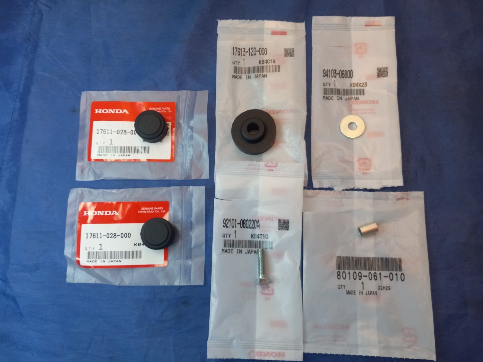 78-85 Honda ATC 70 OEM Fuel Gas tank mounting hardware kit NEW