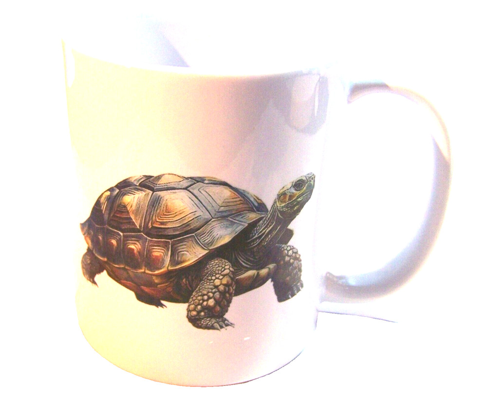 A Lovely TORTOISE Ceramic Coffee Mug - New