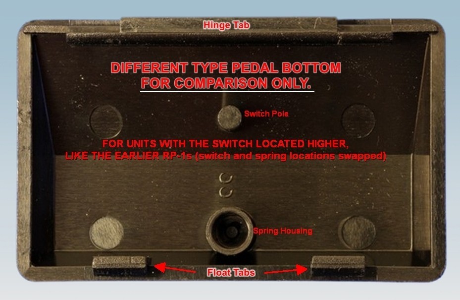 Digitech OEM Replacement Foot Pedal & Spring Set. BOTH versions.