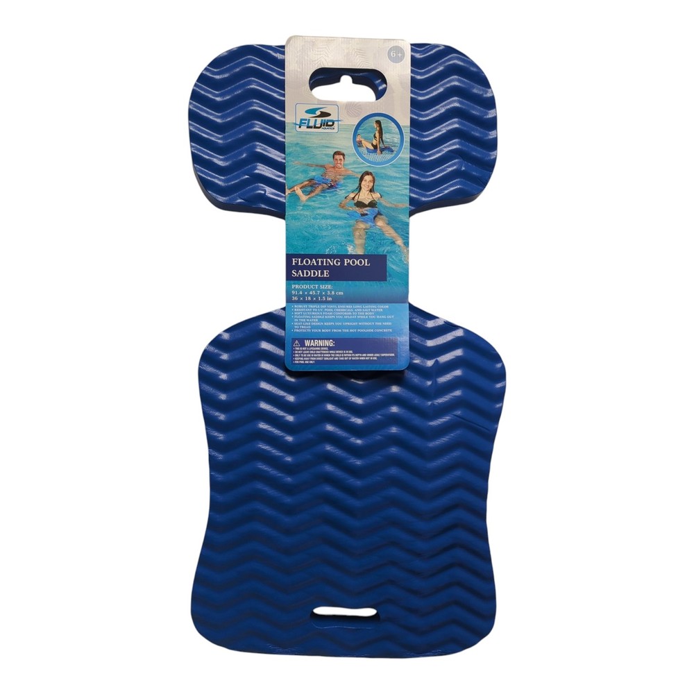 Fluid Aquatics Triple-Dipped Vinyl Coated Floating Pool Saddle, 36"