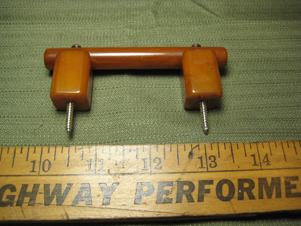 Vintage Art Deco Butterscotch Bakelite Handle