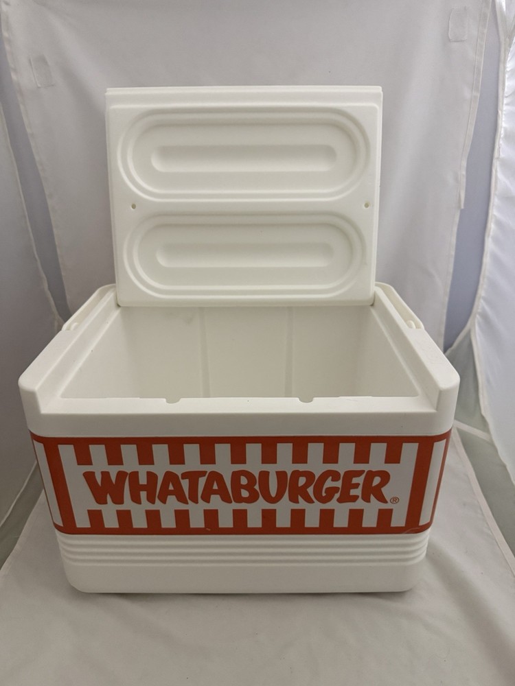 Igloo WHATABURGER Cooler 12 Can Square White Ice Chest
