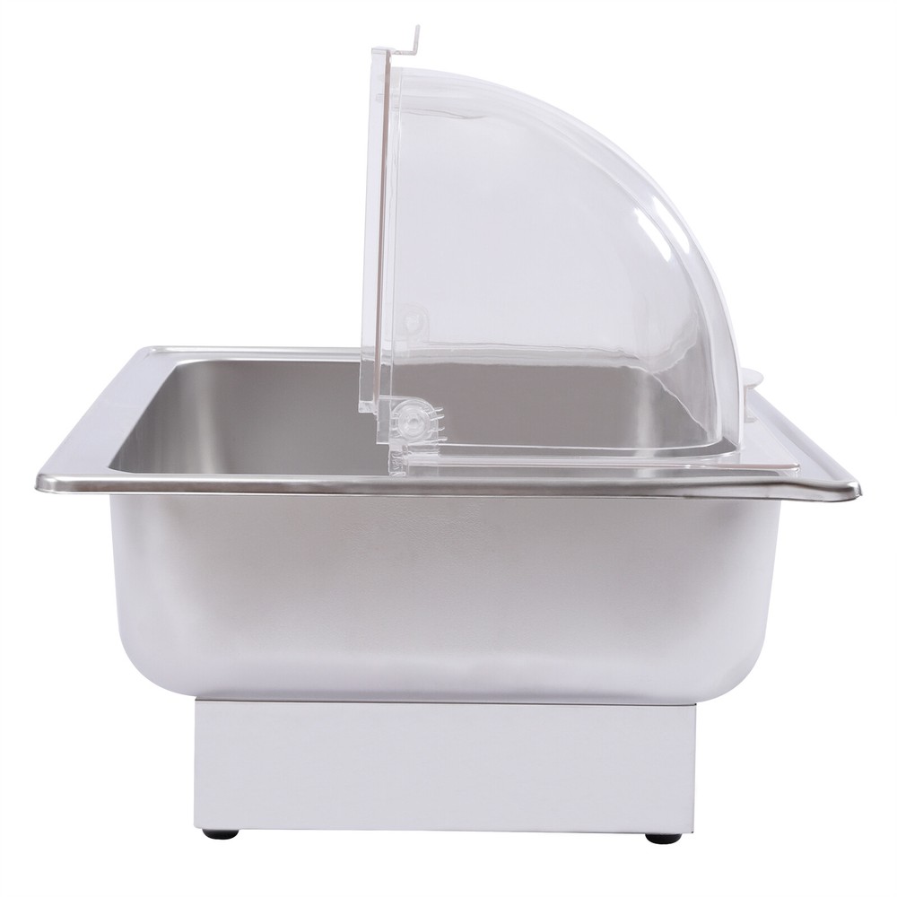 Stainless Steel Electric Buffet Server Warmer Chafing Dish Set Adjustable Temp