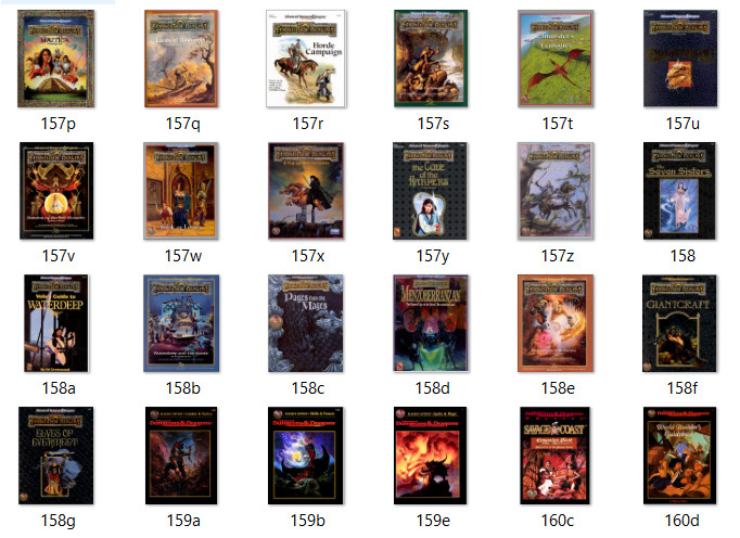 Giant Dungeons & Dragons Version 2 Collection Books Module's User Guide 250+ PDF