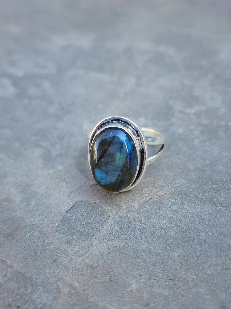 Labradorite Ring, 925 Silver Ring, Statement Ring, Boho Ring, Statement ring