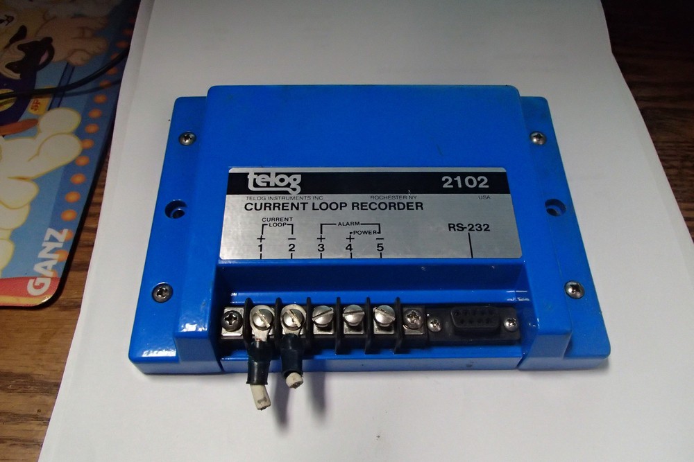Telog Recorder, Model 2102-42  CURRENT LOOP RECORDER, WITH RS-232