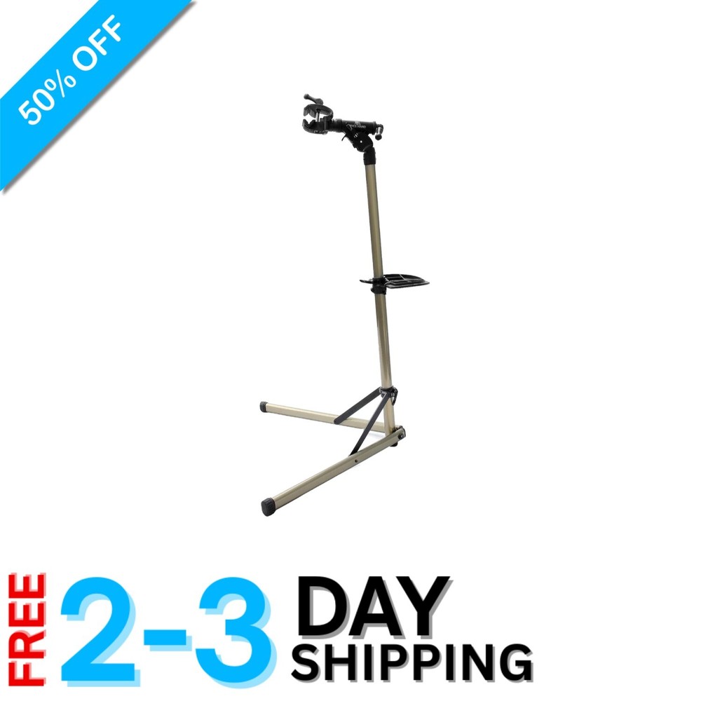 Professional-Grade Portable Bike Workstand - Adjustable Height & Rotatable Head