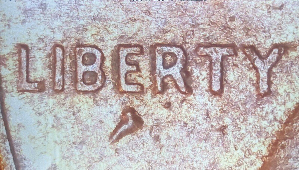 1988 D Lincoln Cent Multiple Die Chips Obverse.