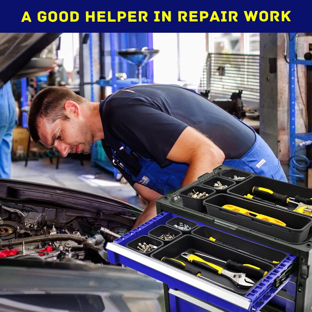 Tool Box Organizer, Tool Drawer Organizer Tray Divider, Toolbox Organization,...