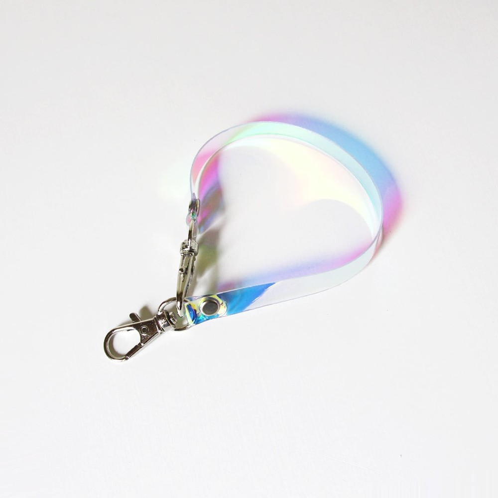Aurora Double Lobster Clasp Strap (Waterproof PVC Rainbow)