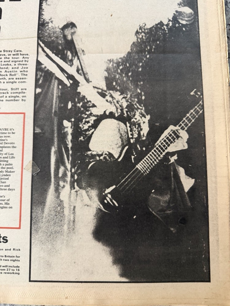 KISS 1980 MELODY MAKER UK NEWSPAPER GENE PAUL ACE PETER AUCOIN VINTAGE MEGA RARE