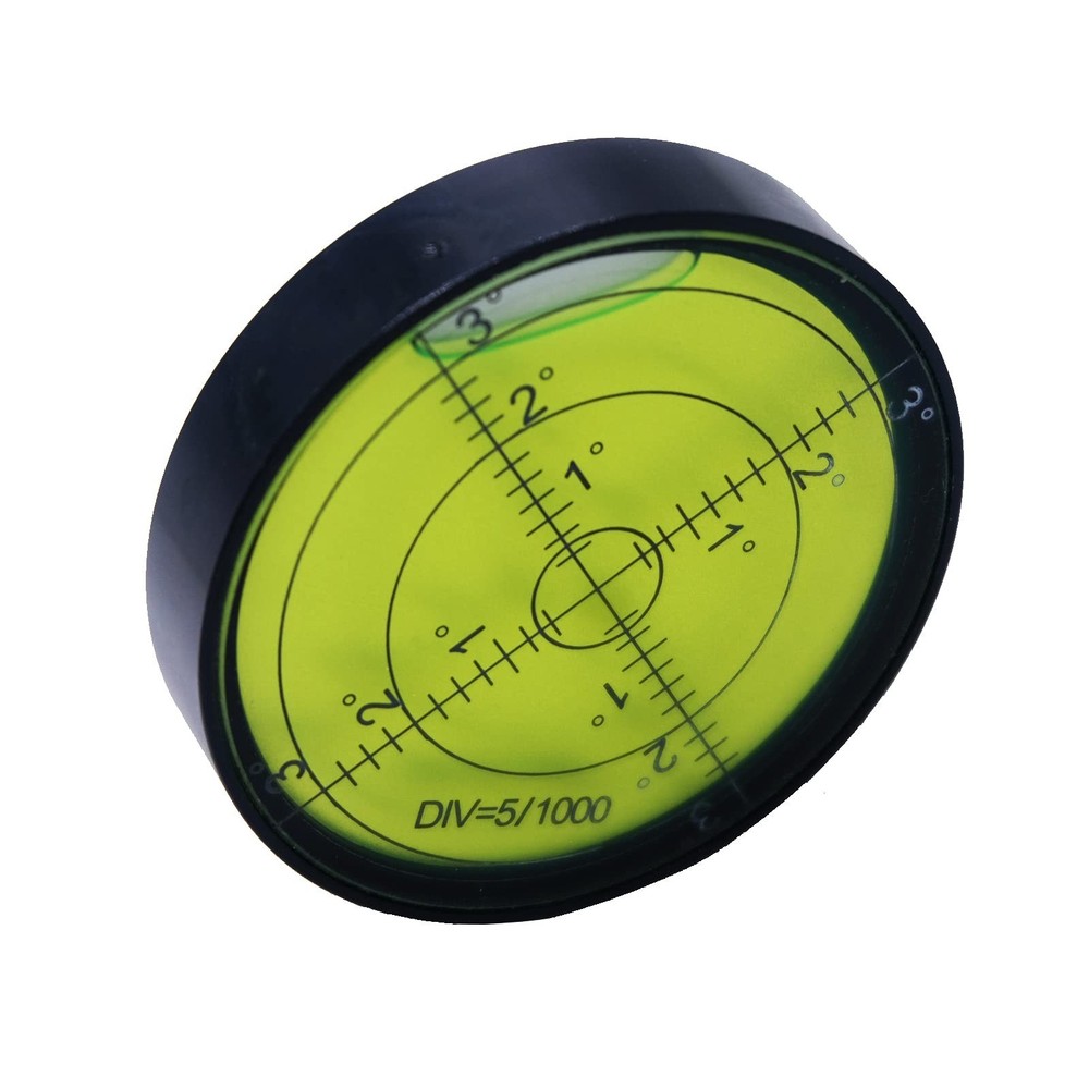 Aluminium High Precision Horizontal Leveler Bubble Level Tool Circle Round 2....