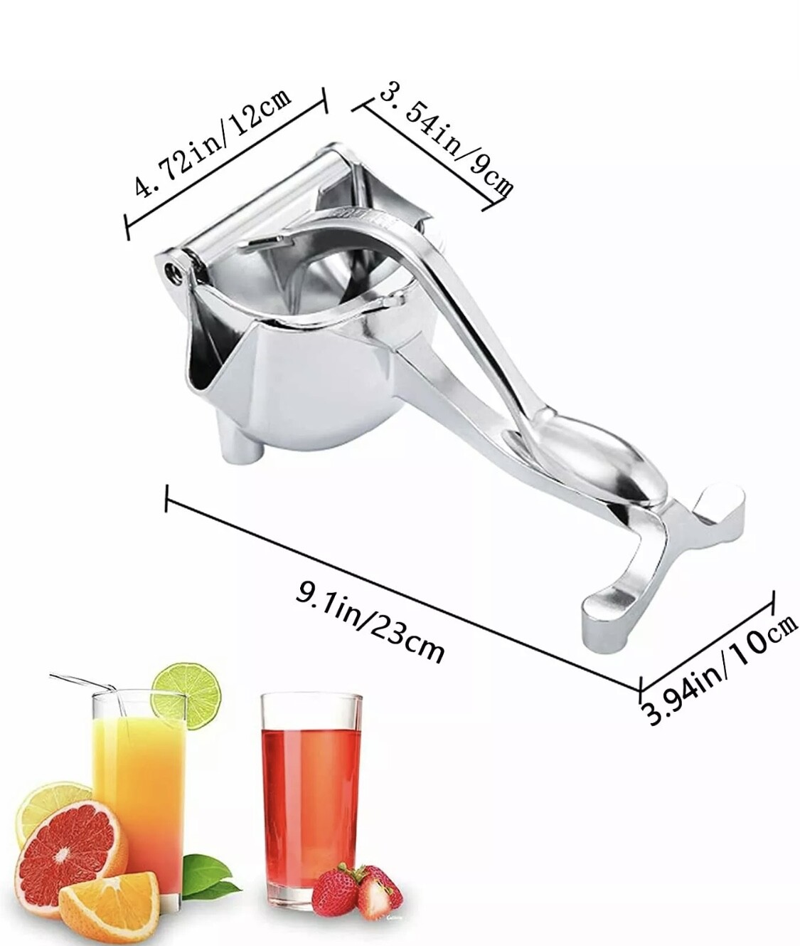 Heavy Duty Manual Fruit Juicer Press Lemon Squeezer Premium Extractor Hand