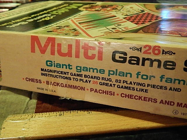 1976 Multi Game Set ~ Athol Research Co. ~ Chess Backgammon Bingo ~ FREE SHIP.
