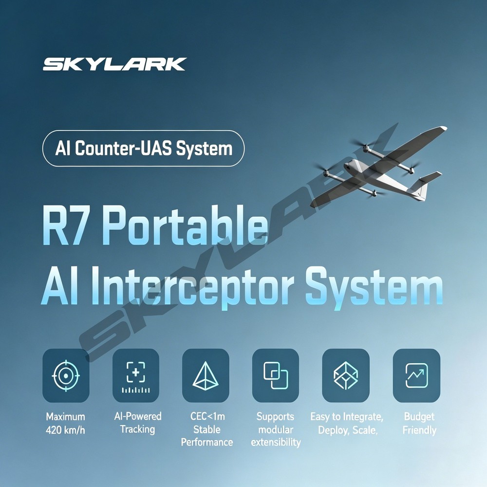 R7 Portable Al Interceptor System AI Counter-UAS System