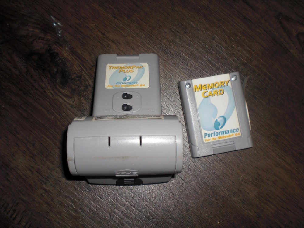 Performance Memory Card TremorPak Plus 4 Nintendo 64 N64 Console System Pak Pack