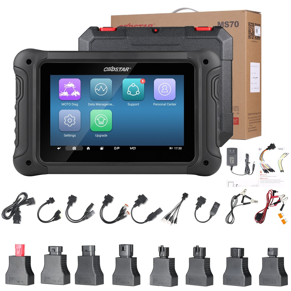 OBDSTAR MS70 Diagnostic Tool IMMO Programmer OBD2 Scanner for Motorcycle/ATV/UTV