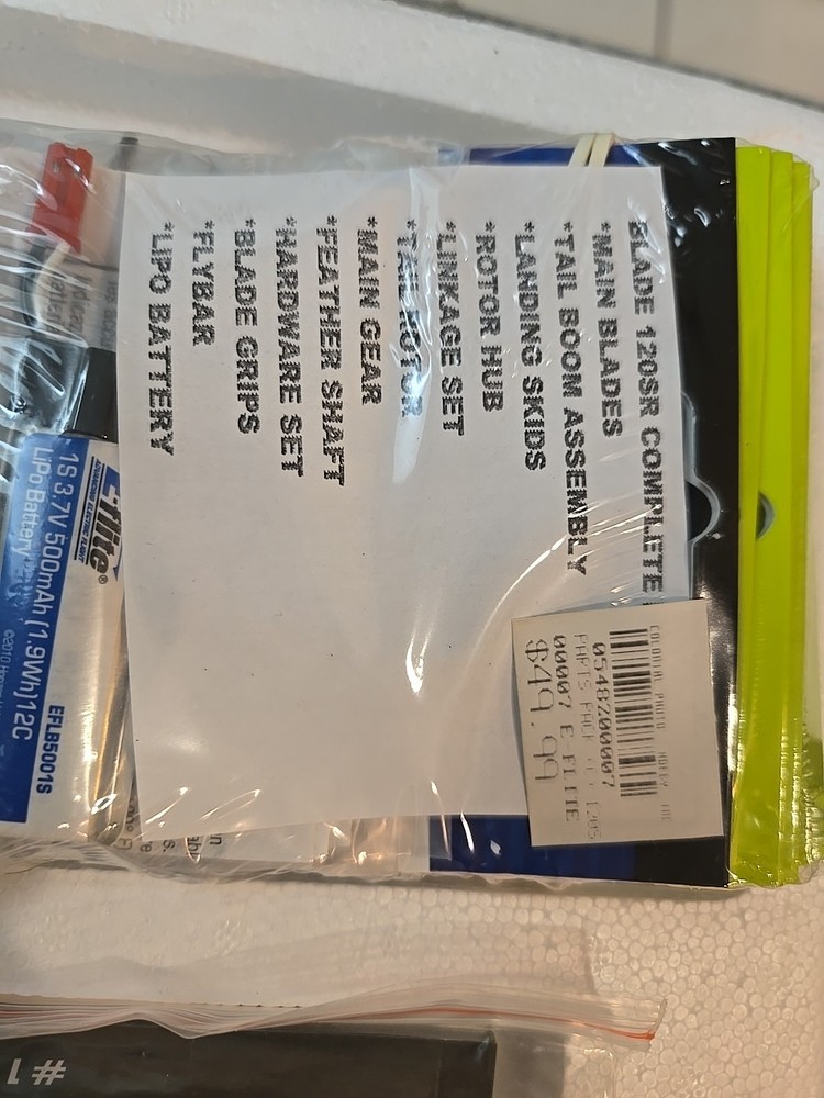 New In The Box RTF Blade 120SR Helicopter & Remote Control