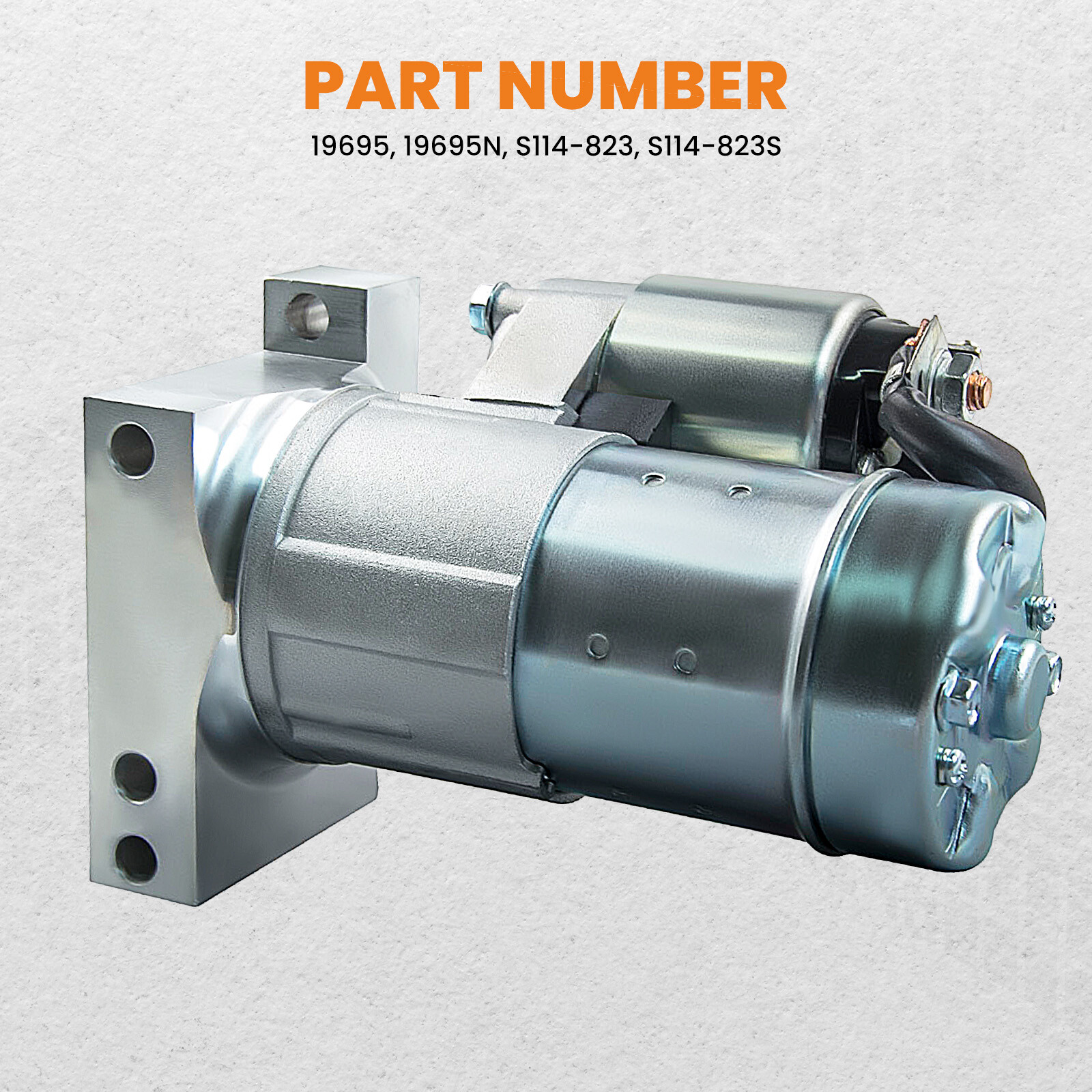 High Torque Starter For GMC SBC BBC For Chevy Super 153/168 Tooth MT AT S114-823