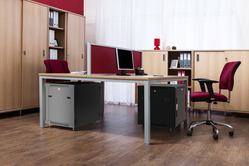 15U 24" Deep Wall Mount IT Network Server Rack Cabinet Enclosure- FREE ACCESSORY