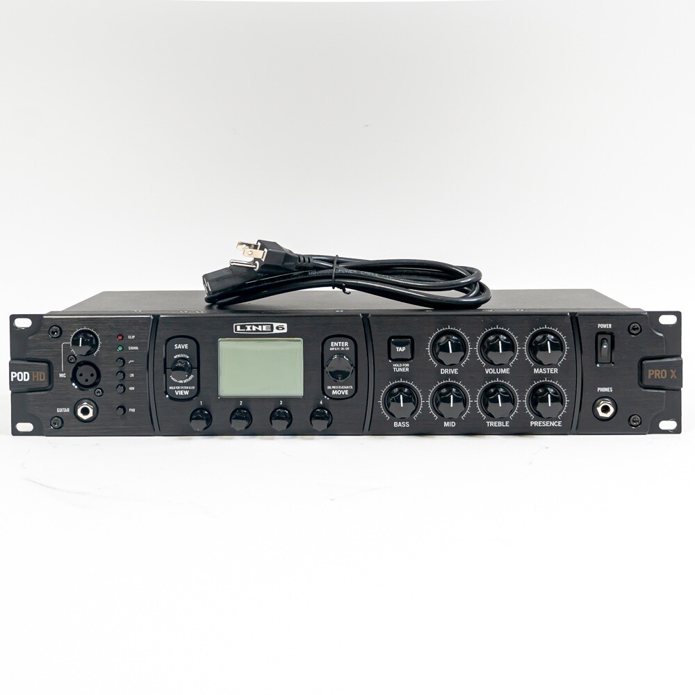 Line 6 POD HD Pro X Rackmount Guitar Processor – Studio-Grade Effects Modeling