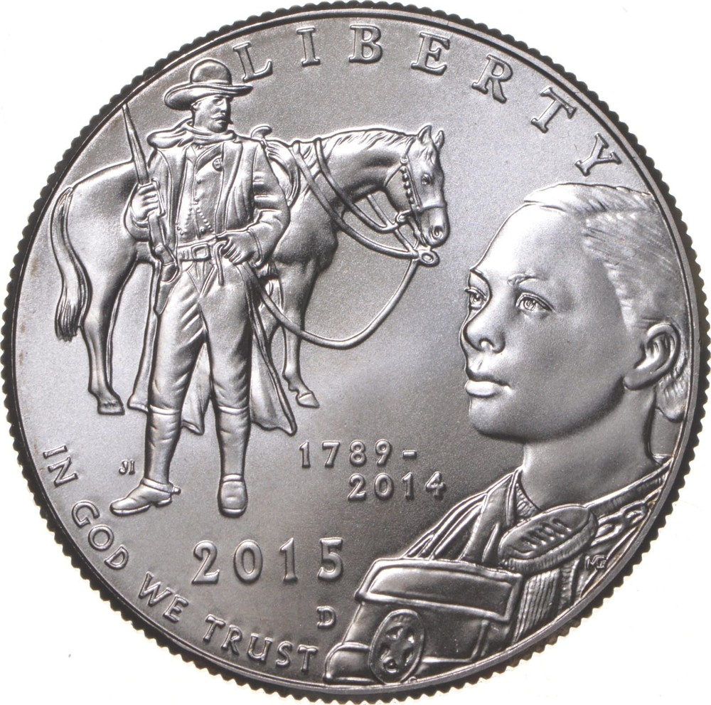 2015 Unc US Marshals Service Commemorative Half Dollar