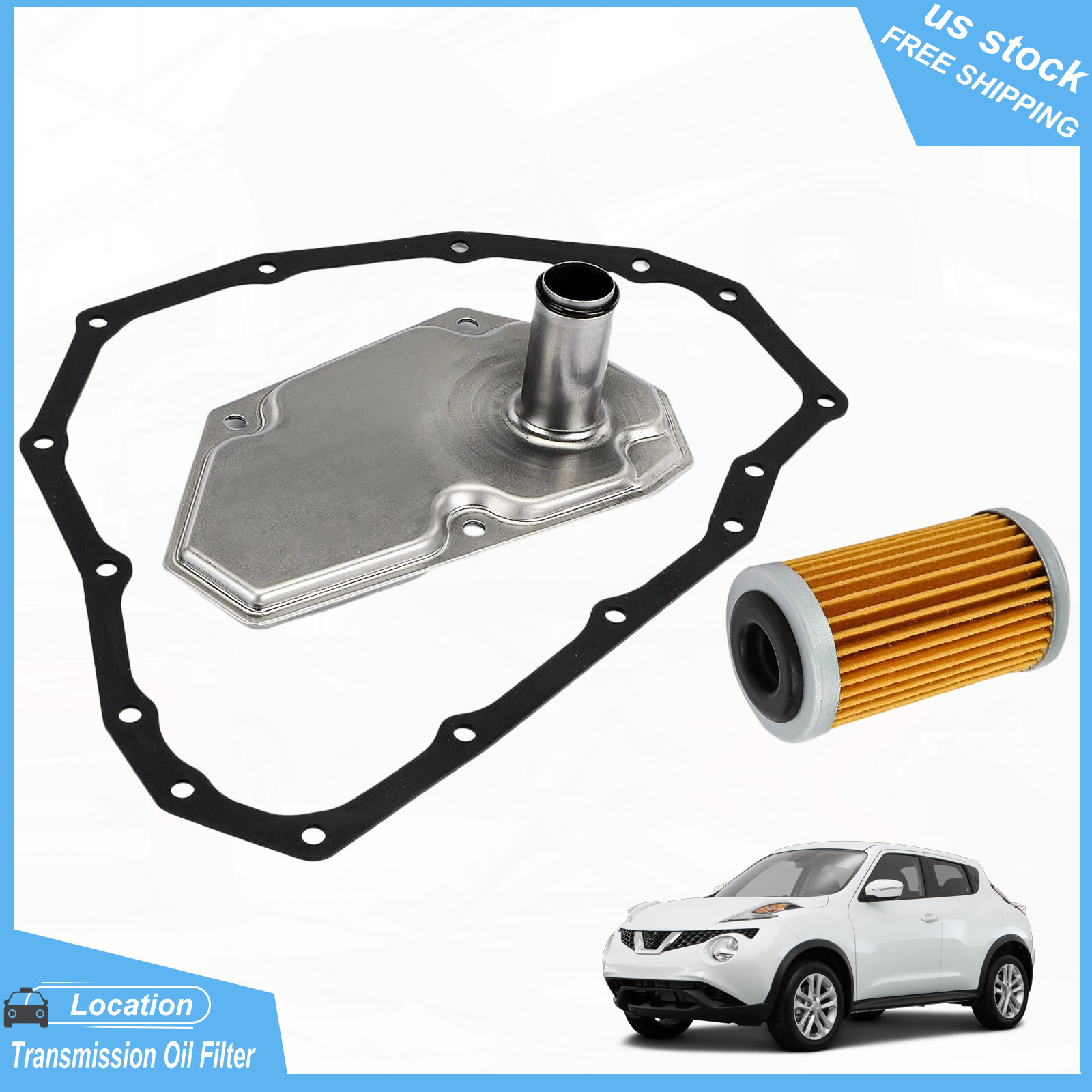Auto Transmission Oil Filter & Gasket Kit For Nissan Versa Maxima Rogue Juke