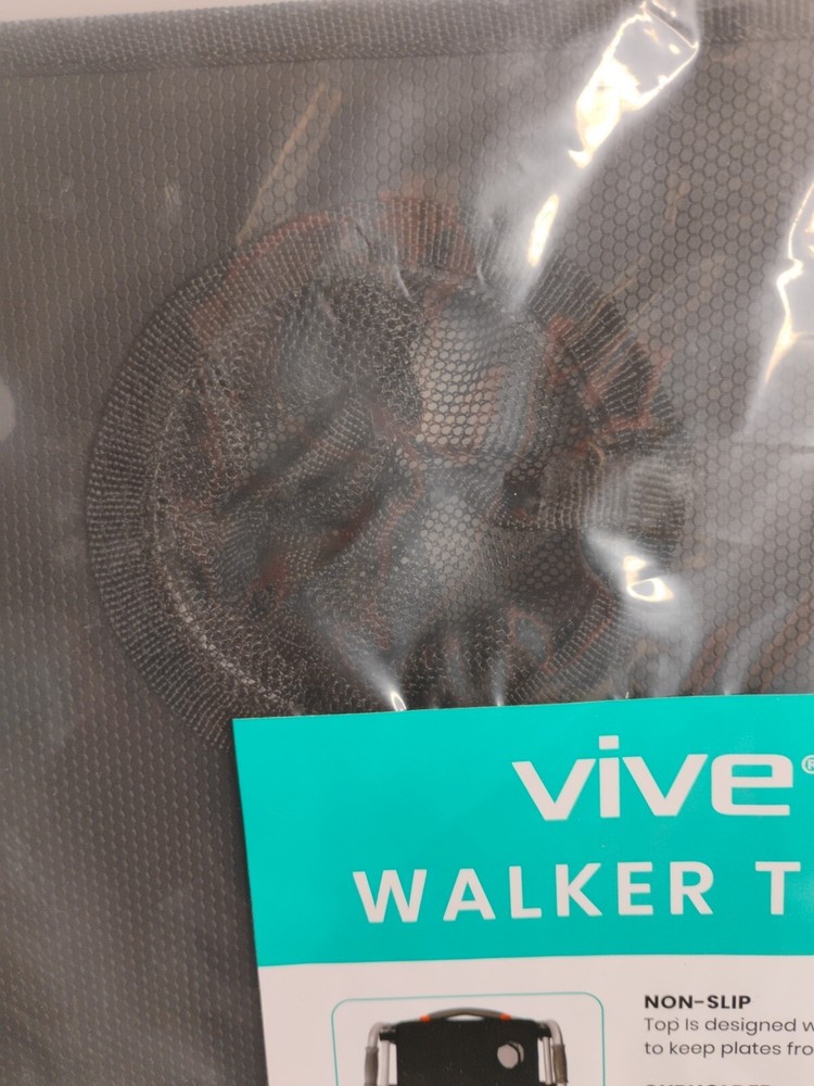 Vive Walker Tray Mobility Accessory Aide Non Slip Cupholder