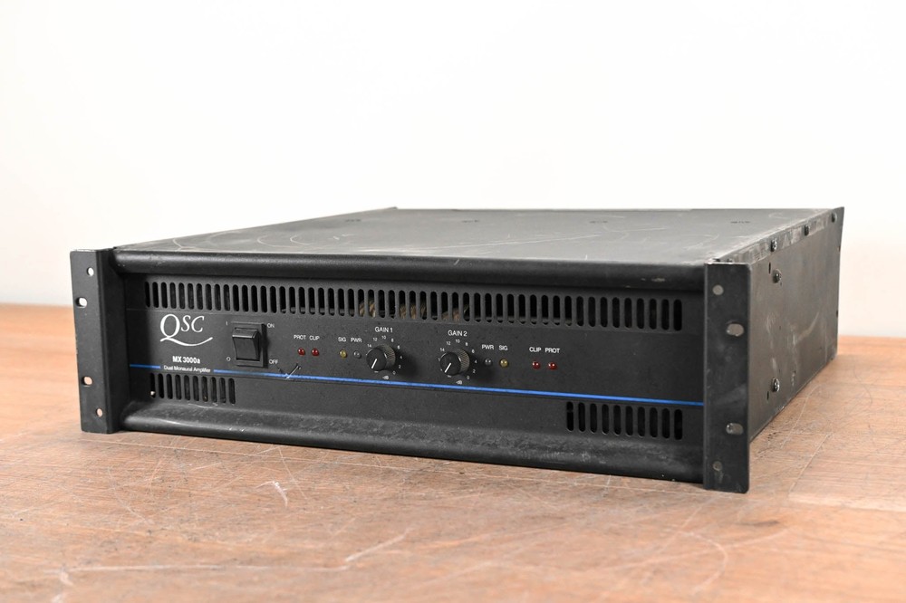 QSC MX 3000a 2-Channel Power Amplifier CG01A9C