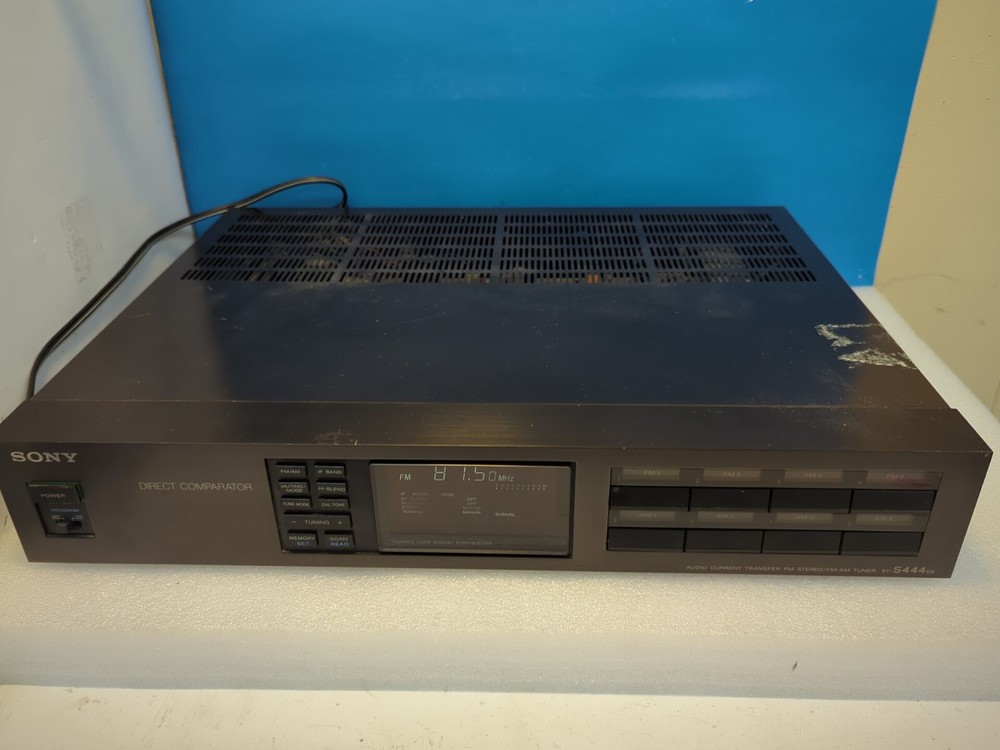 - SONY ST-S444ES DIRECT Comparator FM/AM TUNER