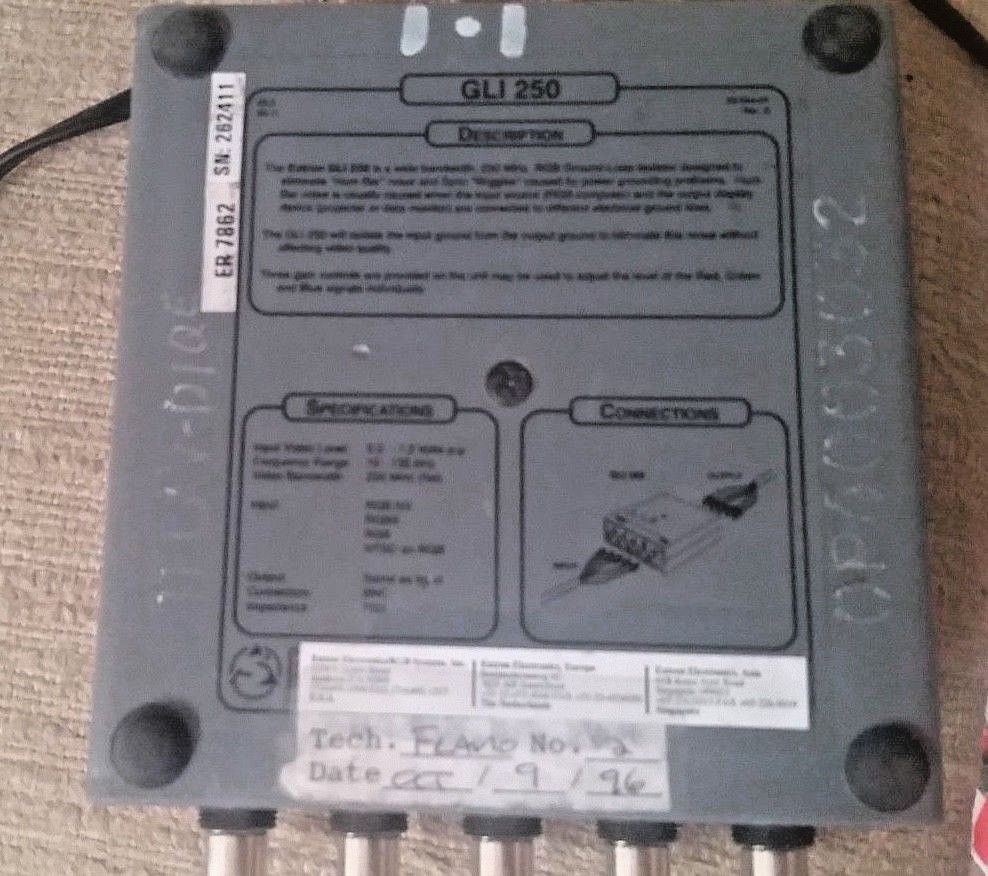 Extron GLI 250 Ground Loop Isolator