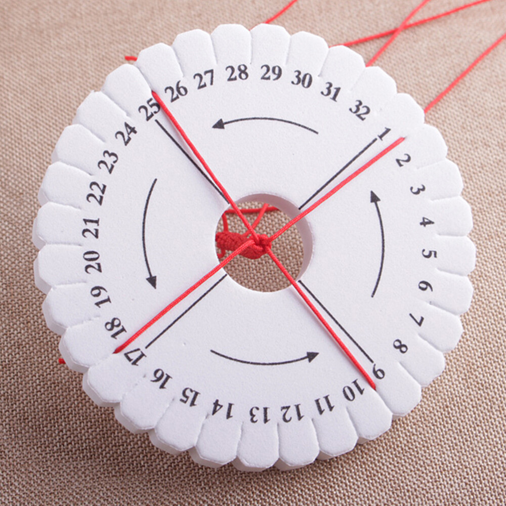 8Pcs Kumihimo Disc Square Disk Braided Plate Rope Braider Round Braiding Kit