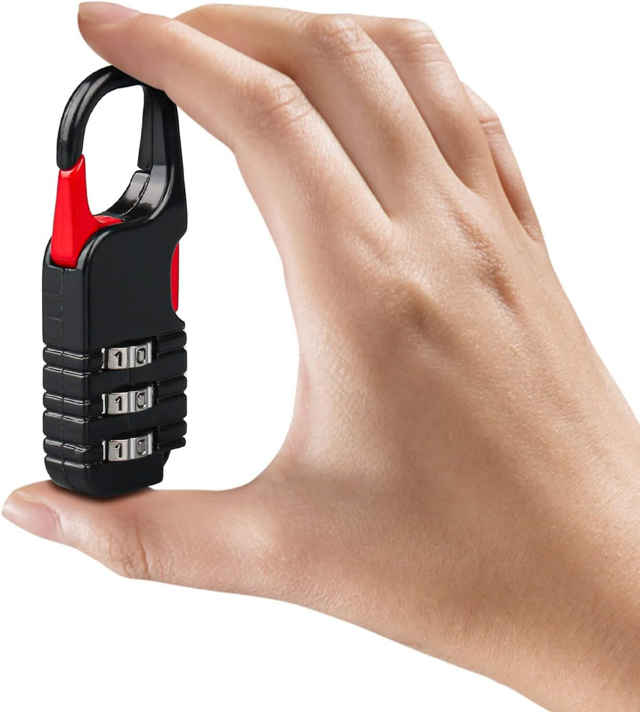 3PCS Mini Combination Padlocks 3-Digit Small Locks for Backpack Diary Zipper