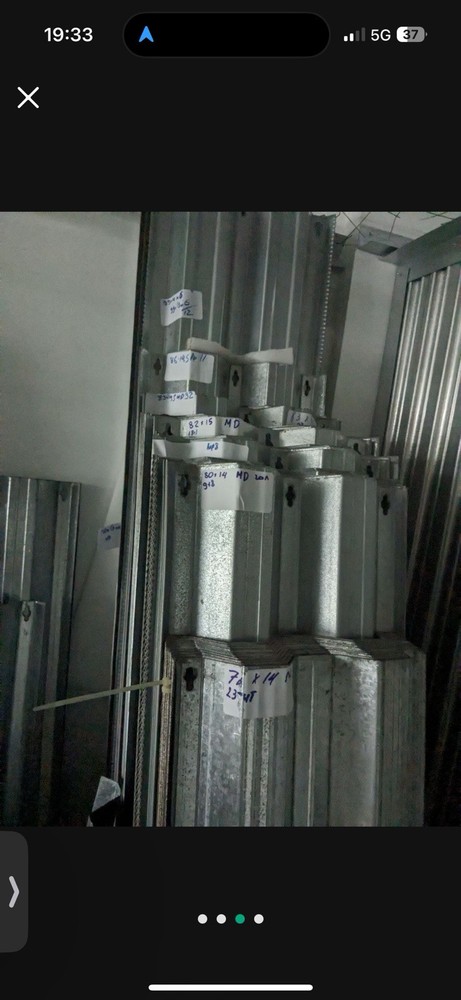 Various sized hurricane window shutter panels