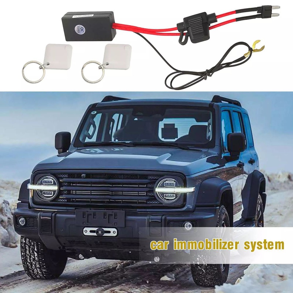 Auto-Sensing Immobilizer Car Anti-Theft Engine Lock Smart Alarm System