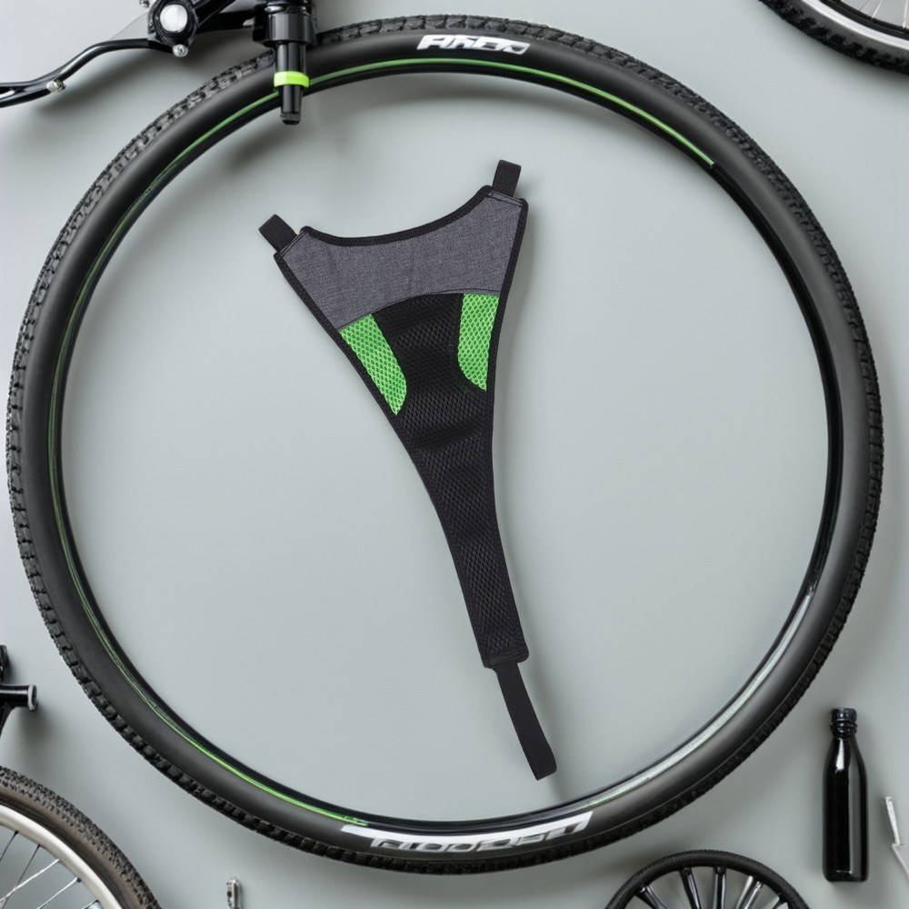 Exercise Bike Sweat Cover Bicycle Frame Protector Net Mat Guard Handle Strap