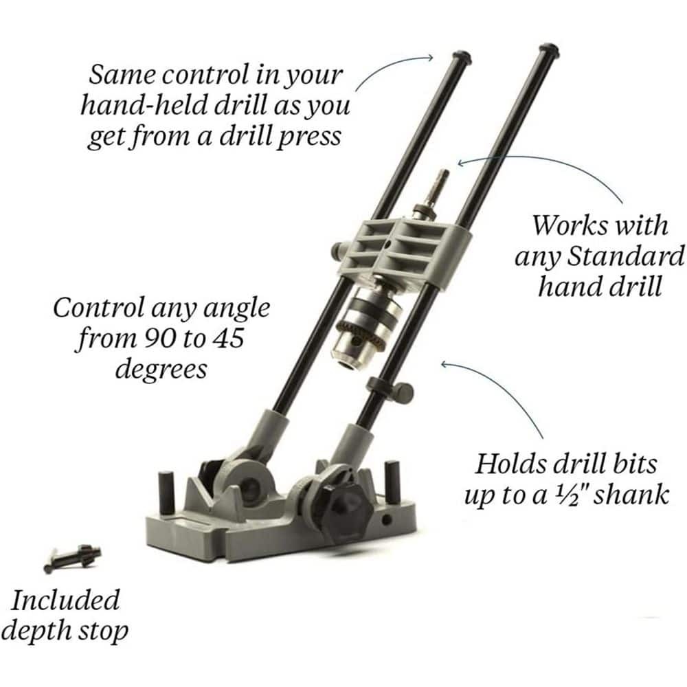 Portable Drill Guide Jig Precision Straight Angle Drilling Tool