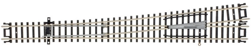 Atlas N Scale Code 80 Custom #8 Left-Hand Turnout/Switch Model Train Track