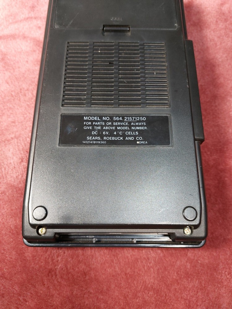 Vtg Sears Solid State Cassette Tape Recorder Model 564 21571 250 Tested