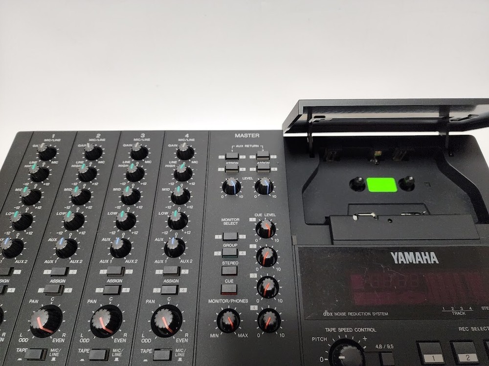 Yamaha MT4X Multitrack Cassette Tape Recorder working