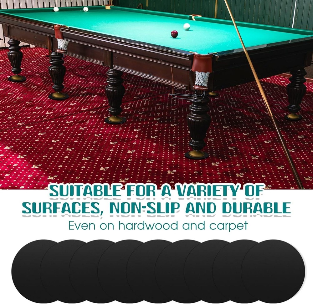 100 Pcs Pool Table Leveling Kit Billiard Pool Table Leg Shims 3" Diameter 0.0...