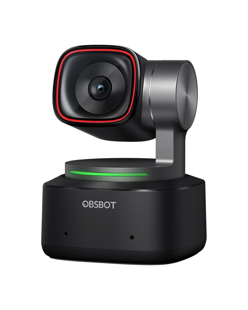 OBSBOT Tiny 2 Webcam 4K Voice Control PTZ, AI Tracking Multi-Mode & 2