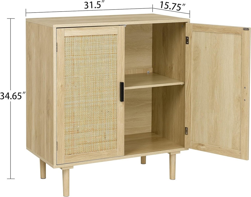 Solid Wood Sideboard Storage Cabinet