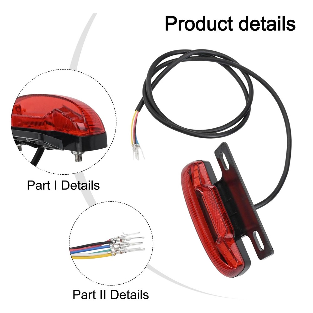 Reliable Waterproof Rear Light System Designed Specifically for EBikes