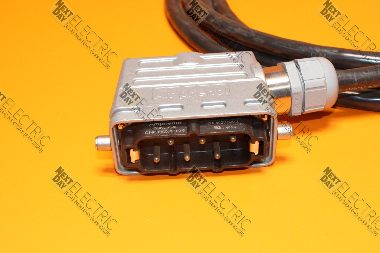 Motoman, 189660-1, Motor Power Cord Connector Plug Cable Sigma 7 Servo Robot