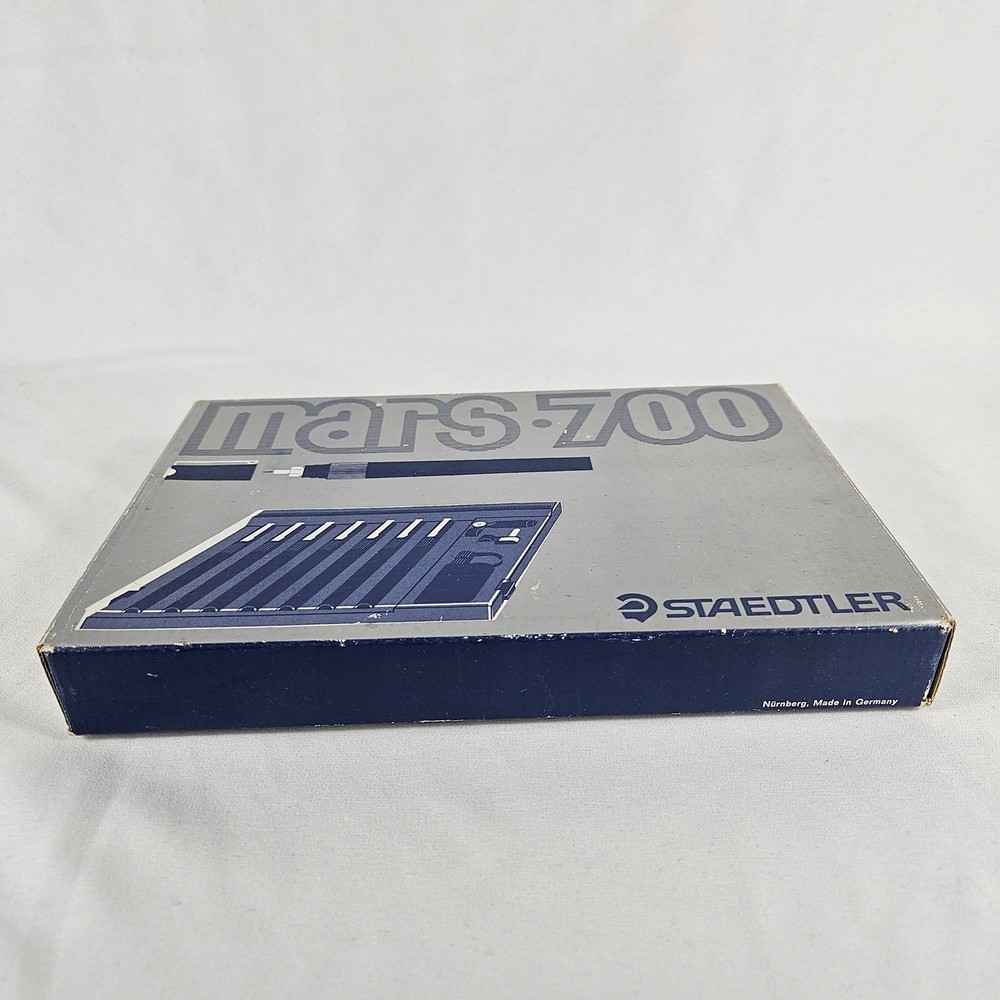 Vintage Staedtler Mars 700 Technical Pen Set 7 Sizes Drafting Germany