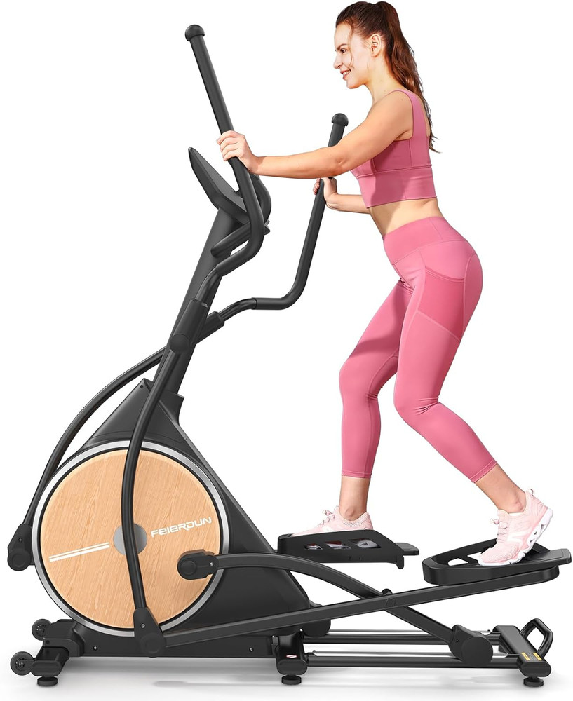 Elliptical Machine, Cross Trainer for Home Use with Hyper-Quiet Electromagnetic