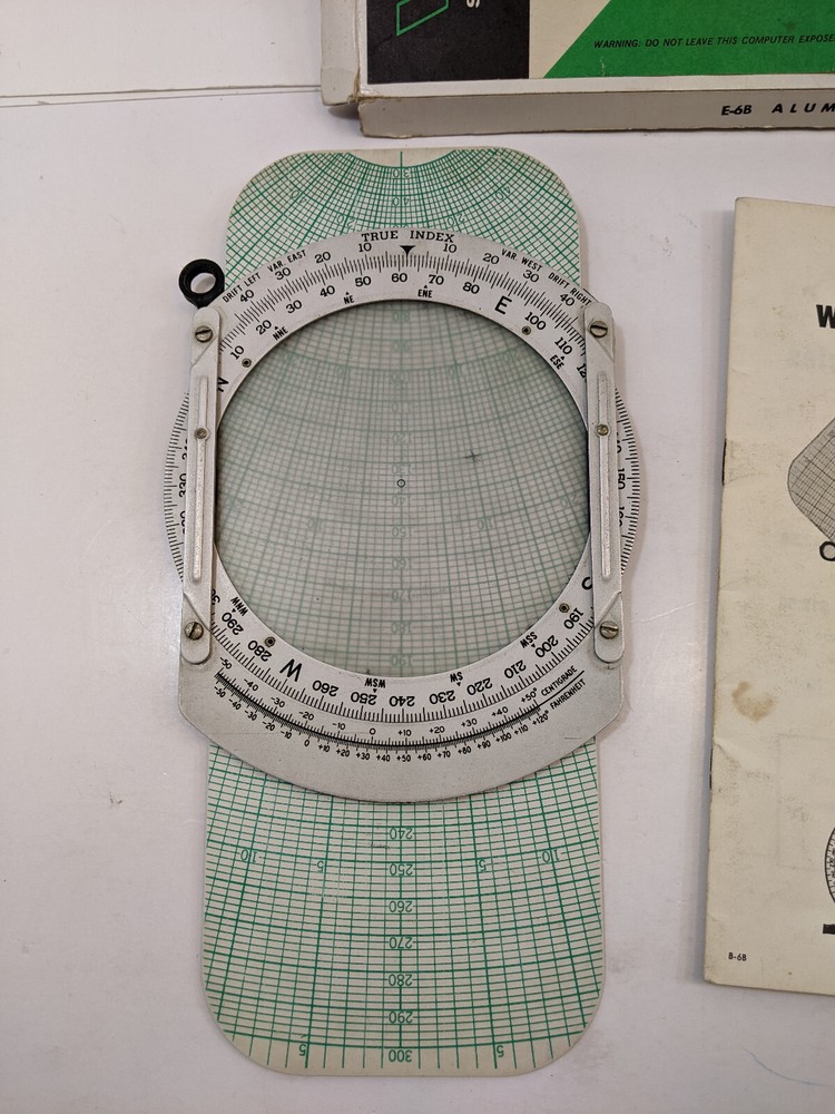 LOT of Pilot Tools Weem Flight Computer E-6B, Felsenthal Dial-a-con, Plotter, ++